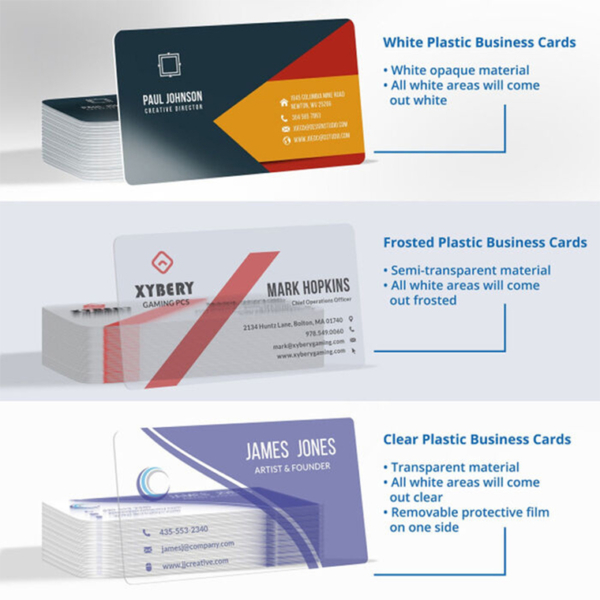 Clear Business Cards