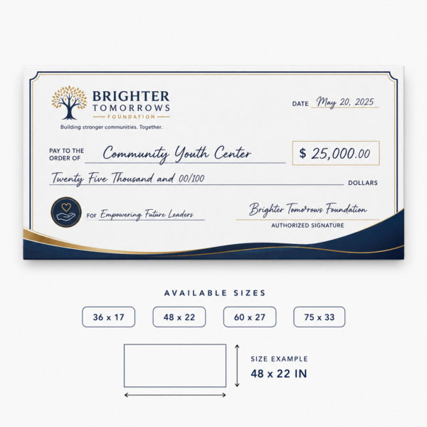 Big Check Foam Core Board Producrt Image