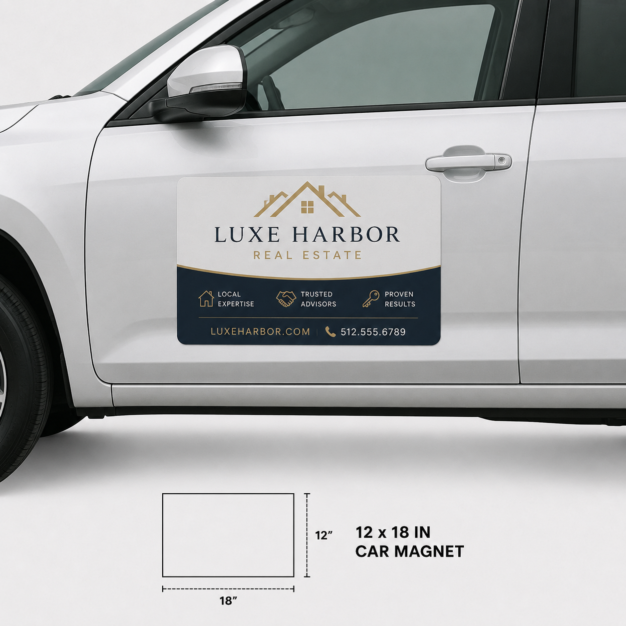 12″ x 18″ Car Magnets Product Image