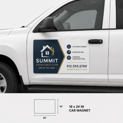 18″ x 24″ Car Magnets Product Image