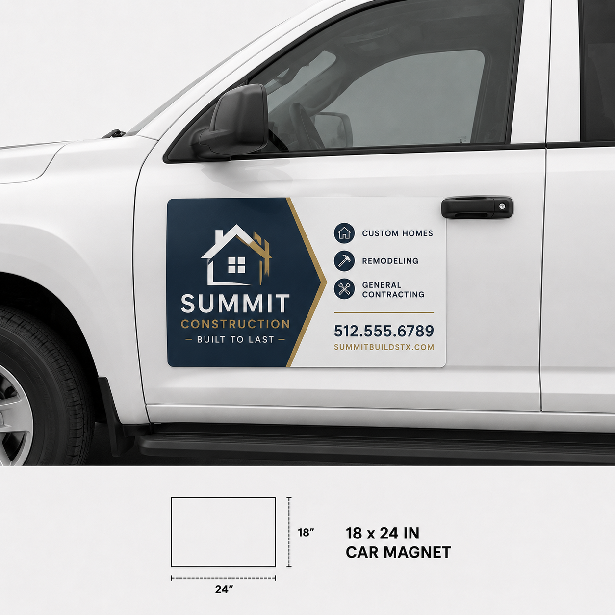 18″ x 24″ Car Magnets Product Image