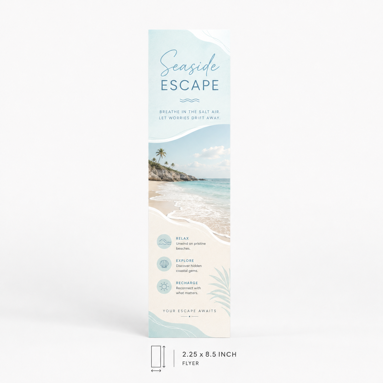 2.25x8.5 Flyer Product Image