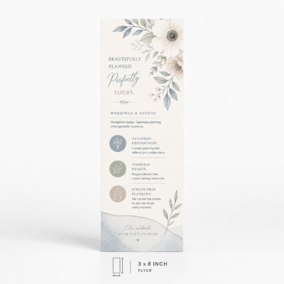 3×8 Flyer Product Image