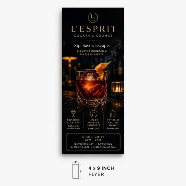 4×9 Flyer Product Image