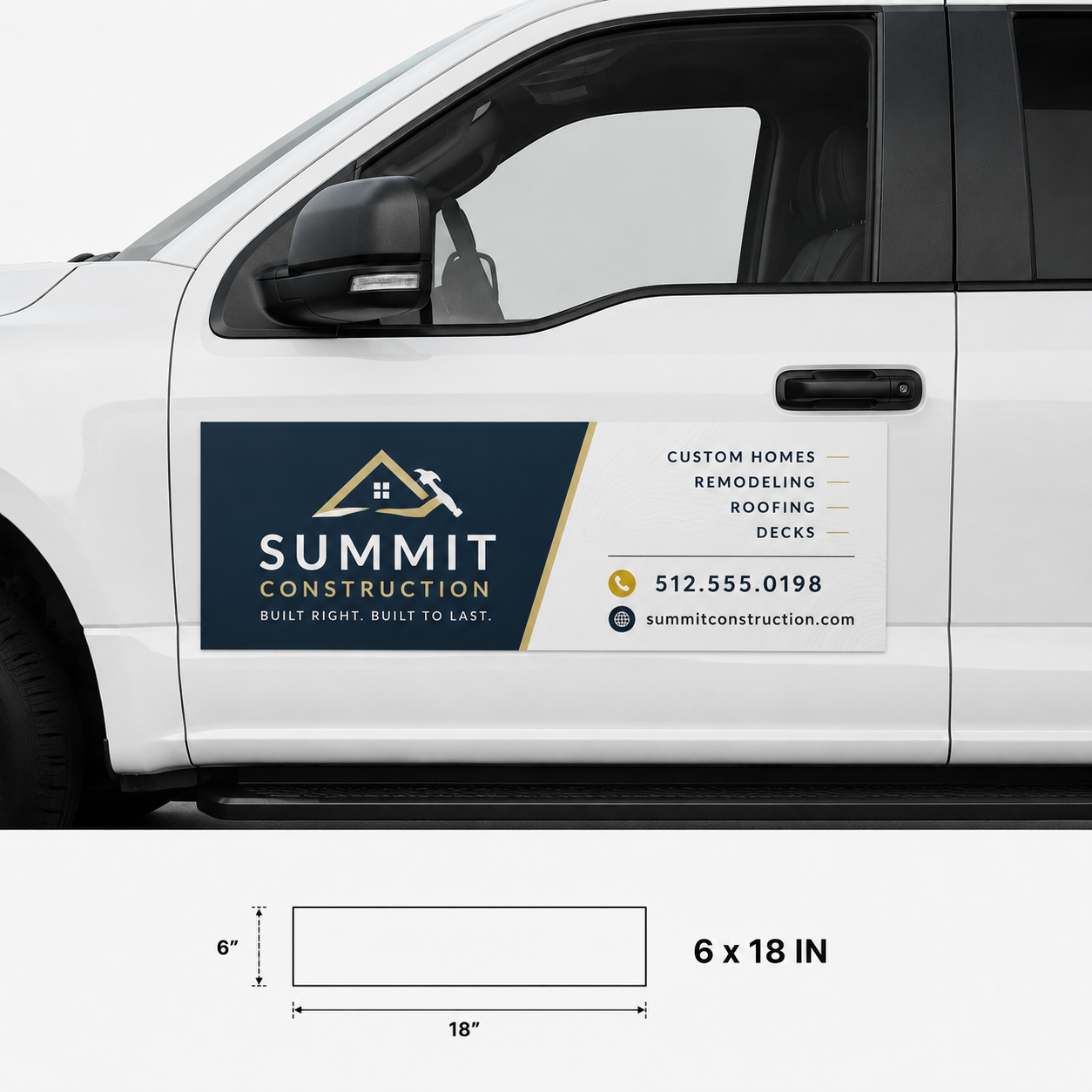 6″ x 18″ Car Magnets Product Image