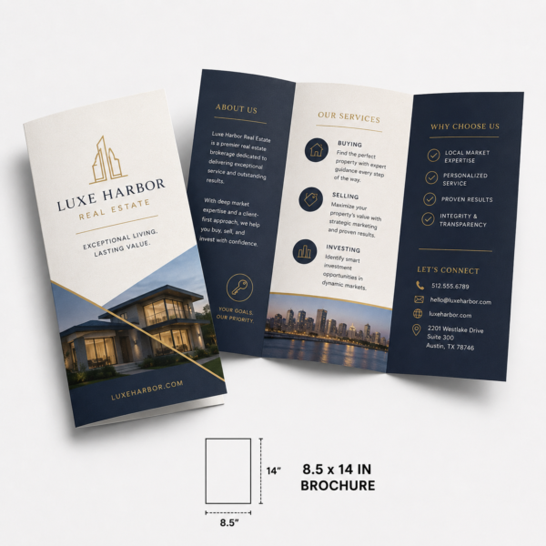 8.5” x 14” Brochures Producrt Image