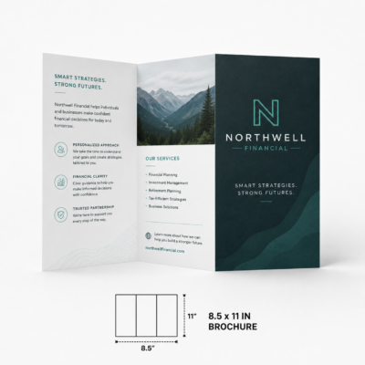 8.5″ x 11″ Brochures Producrt Image