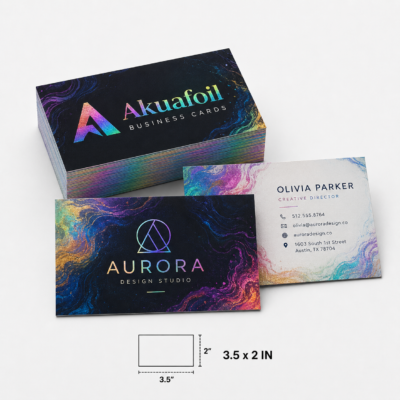 Akuafoil Business Cards Product Image
